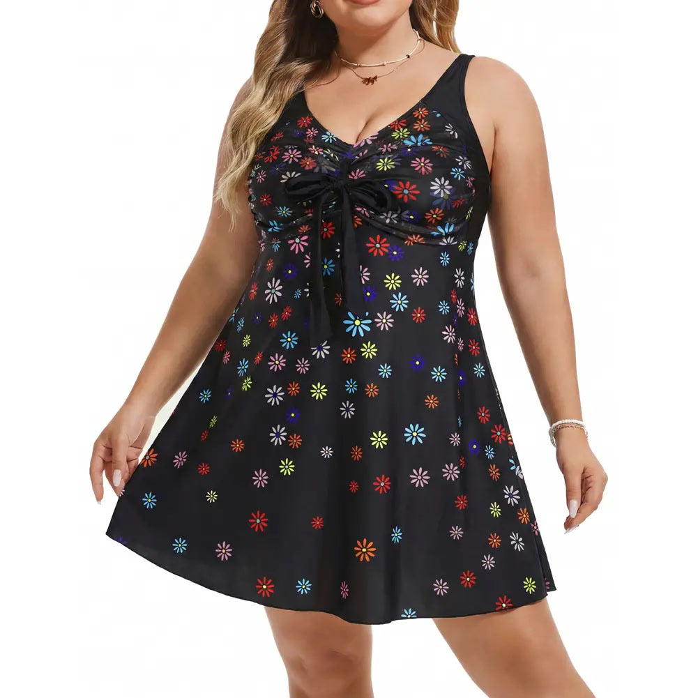 Schwimmkleid – 2-teilig, Plus Size - 36