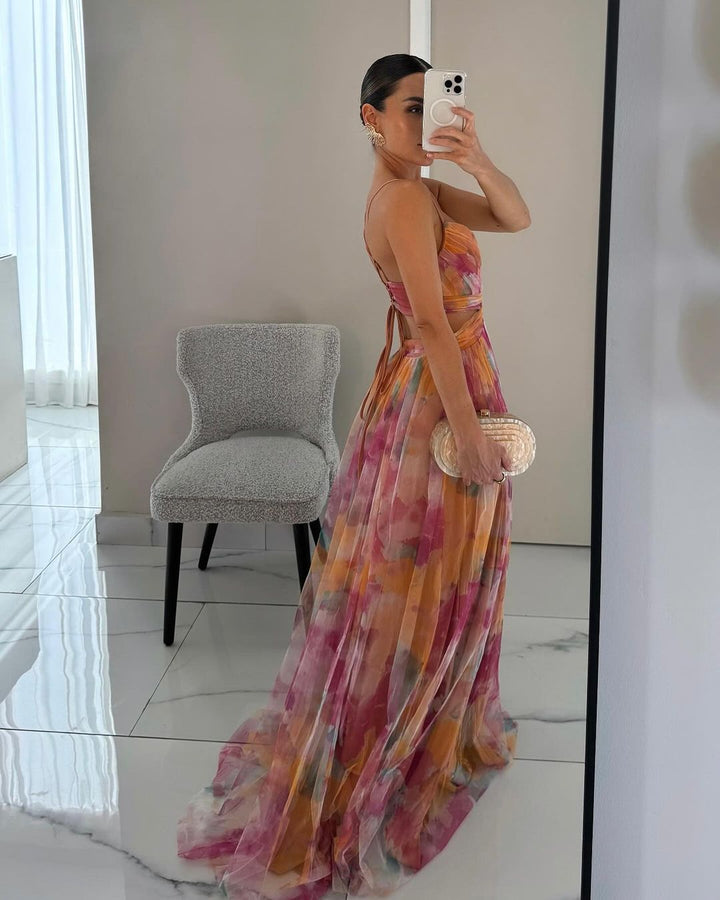 Carola™ - Bezauberndes Maxikleid mit Blumendruck