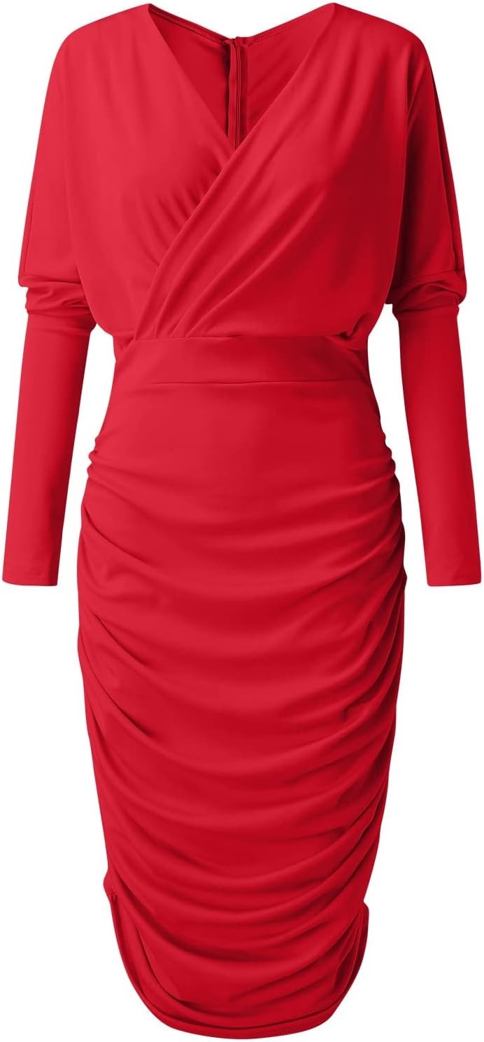 Valentina™ - Elegantes Wickelkleid mit Schulterdetail