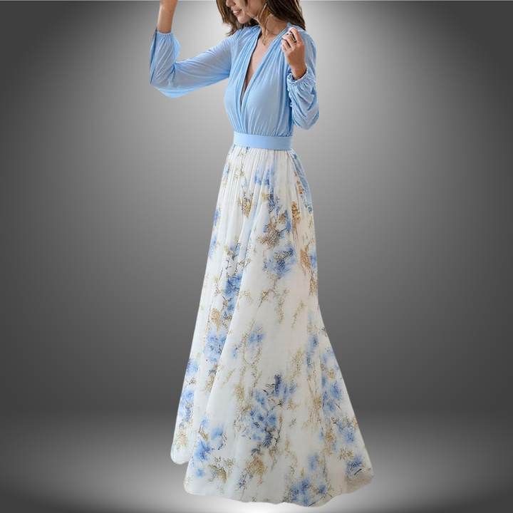 Zora™  | Elegantes Maxikleid mit Blumenmuster