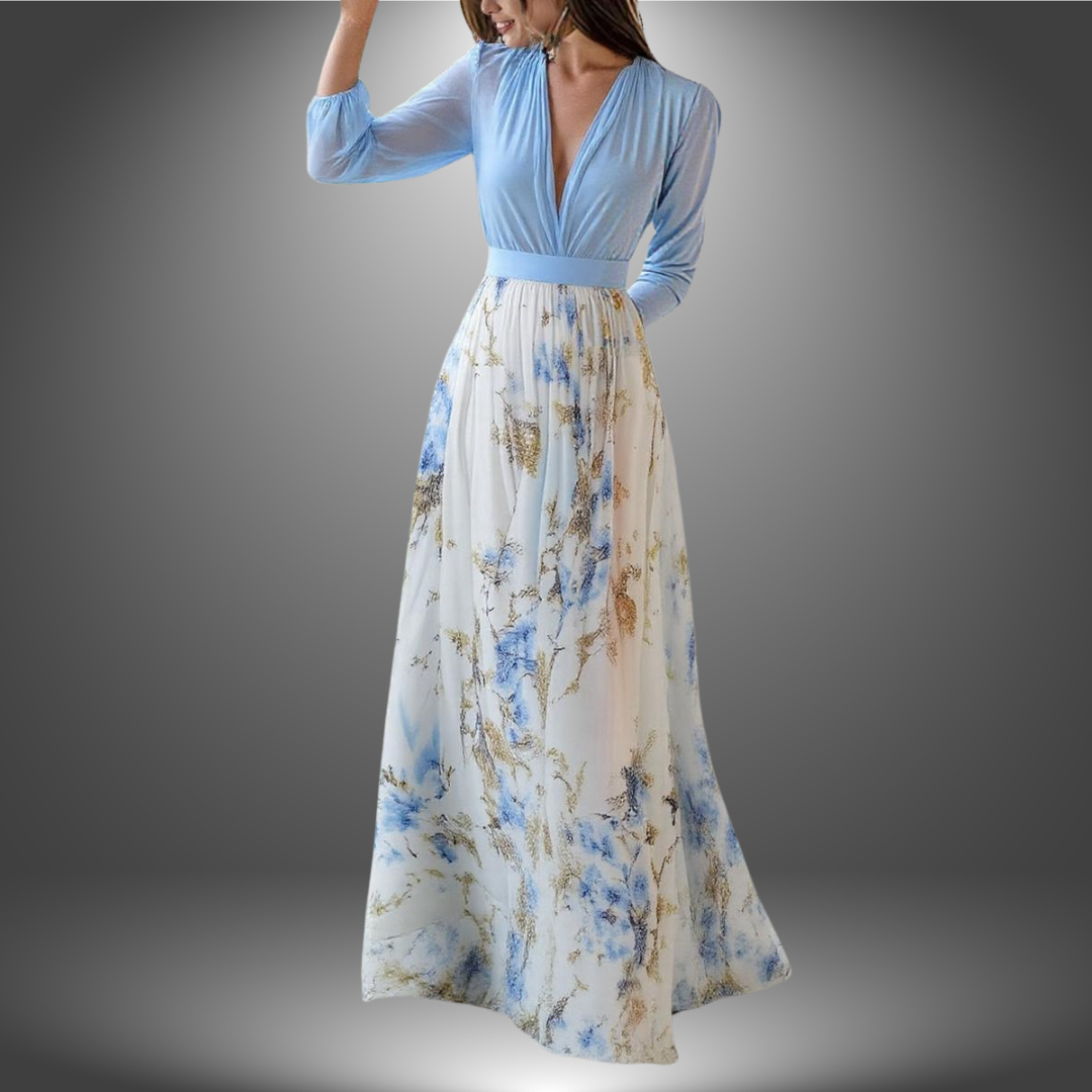 Zora™  | Elegantes Maxikleid mit Blumenmuster