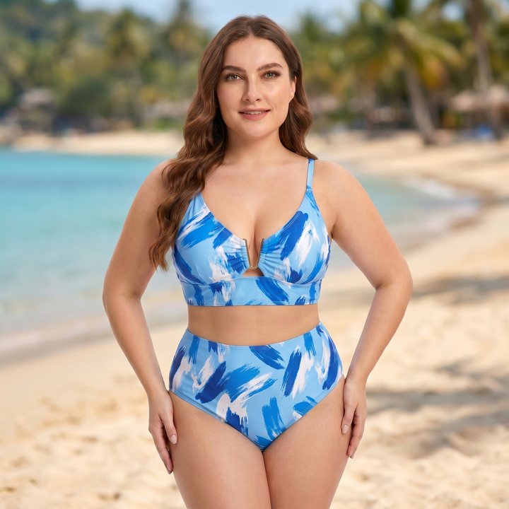 Giulia™ - Floraler Hochbund-Bikini