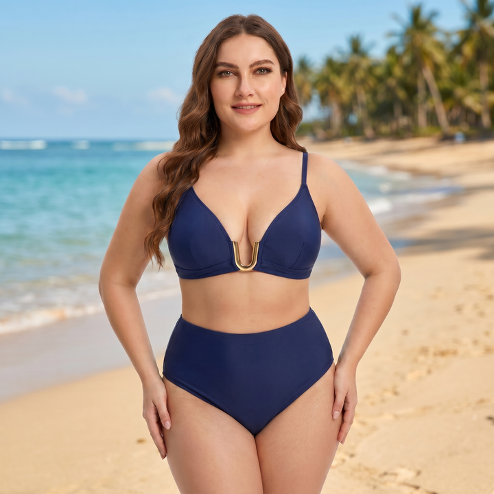 Giulia™ - Floraler Hochbund-Bikini