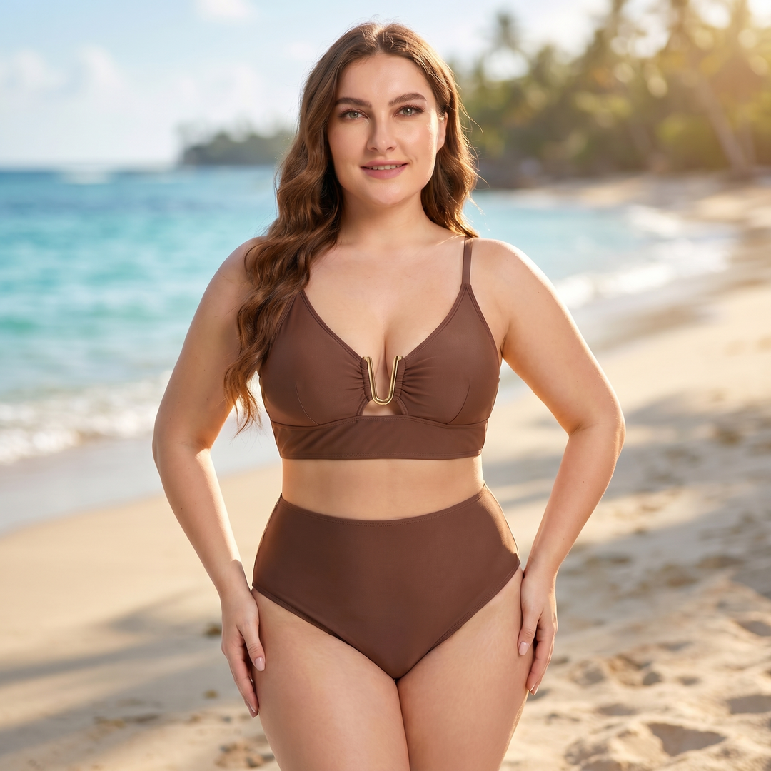 Giulia™ - Floraler Hochbund-Bikini