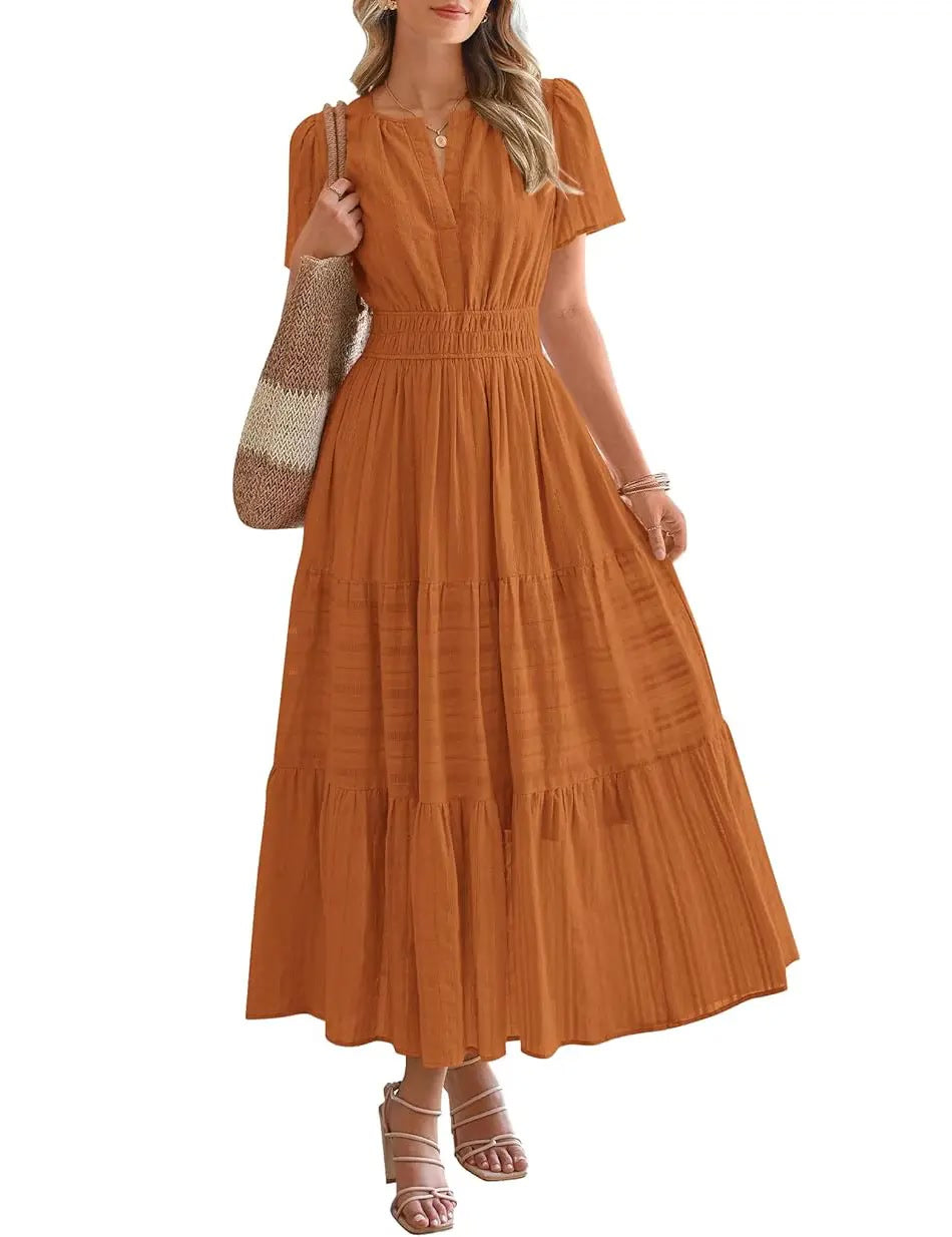 Maxikleid – Leichtes Sommerkleid mit Taschen - Lifestyle