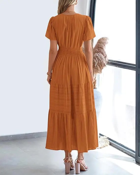 Maxikleid – Leichtes Sommerkleid mit Taschen - Lifestyle