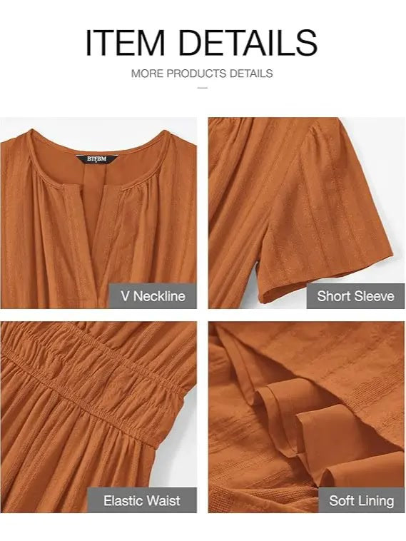 Maxikleid – Leichtes Sommerkleid mit Taschen - Lifestyle