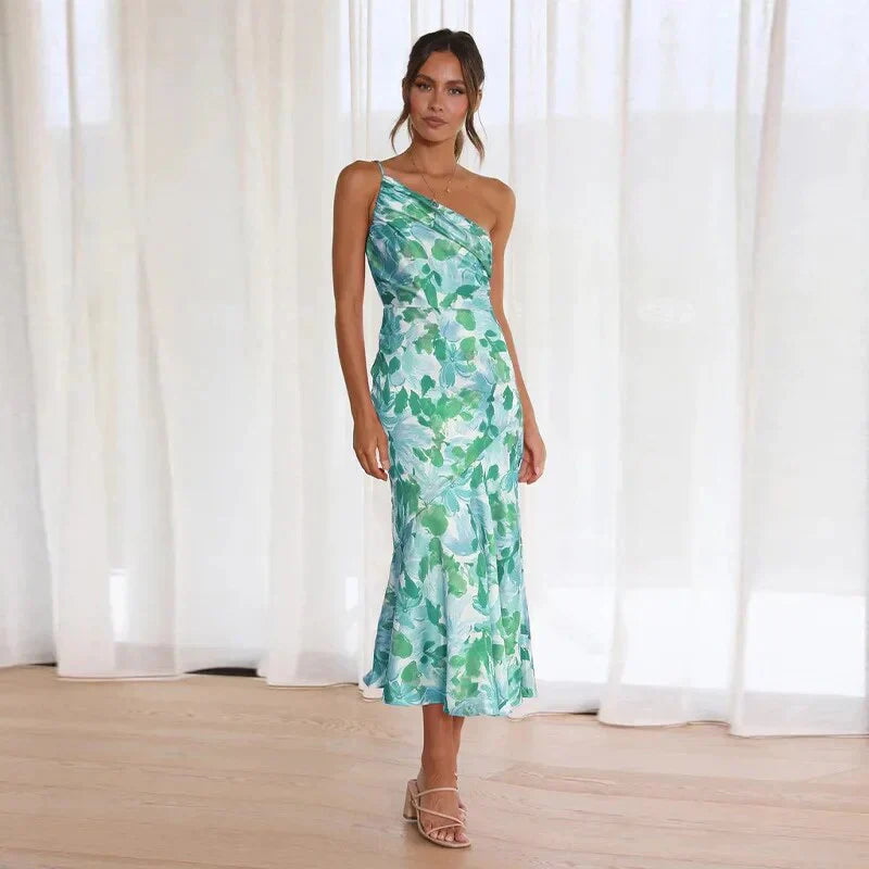 Kordula™ - Asymmetrisches Midikleid mit modernem Charme