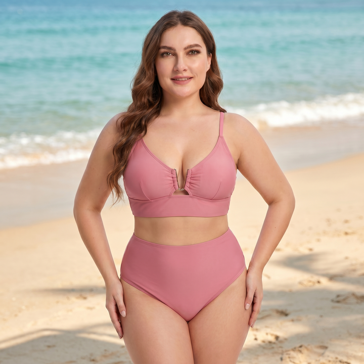 Giulia™ - Floraler Hochbund-Bikini