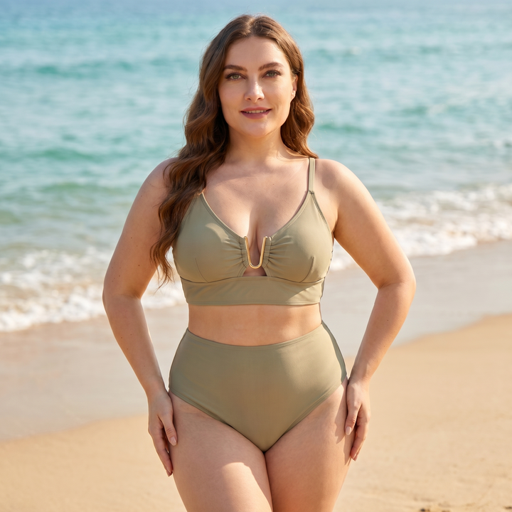 Giulia™ - Floraler Hochbund-Bikini