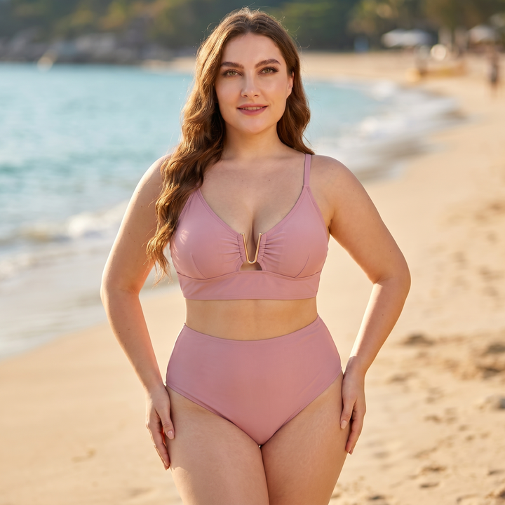 Giulia™ - Floraler Hochbund-Bikini