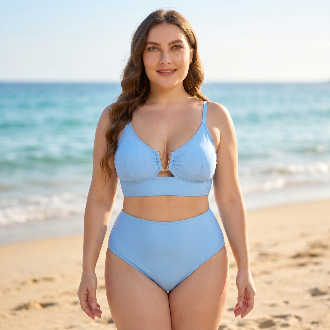Giulia™ - Floraler Hochbund-Bikini
